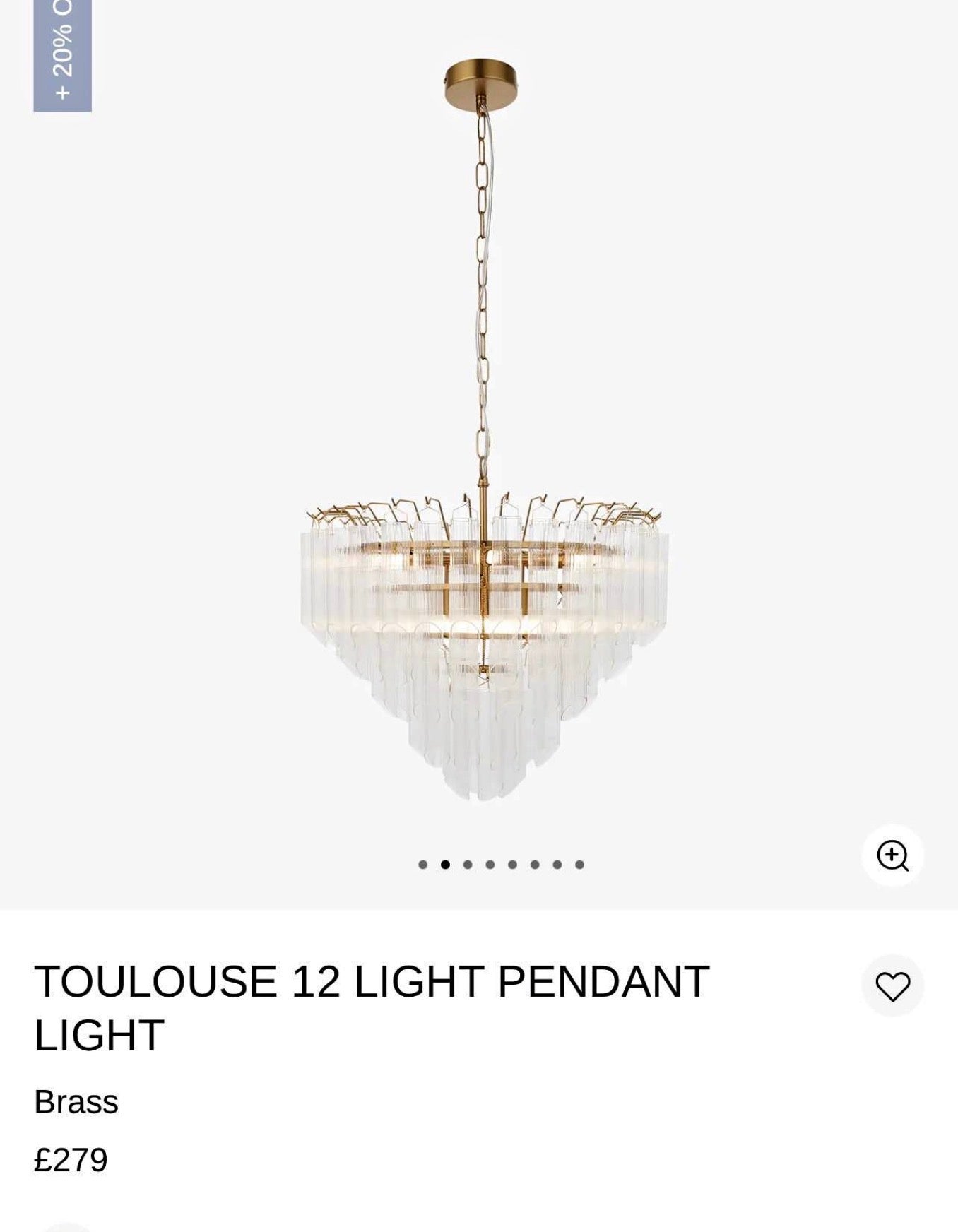 Toulouse 12 Light Pendant Light