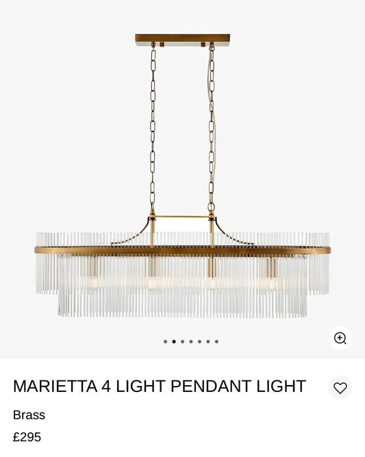 Marietta 4 Light Pendant Light