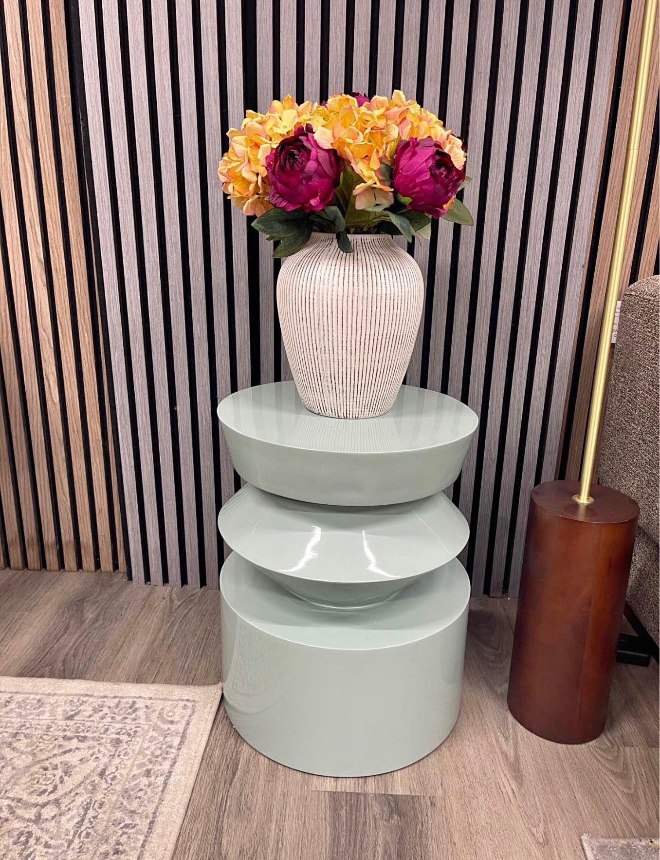Gloss Sky Blue Side Table
