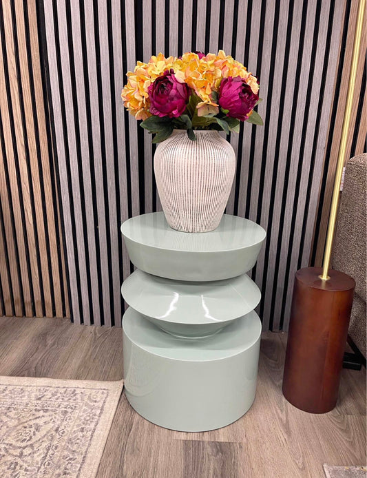 Gloss Sky Blue Side Table