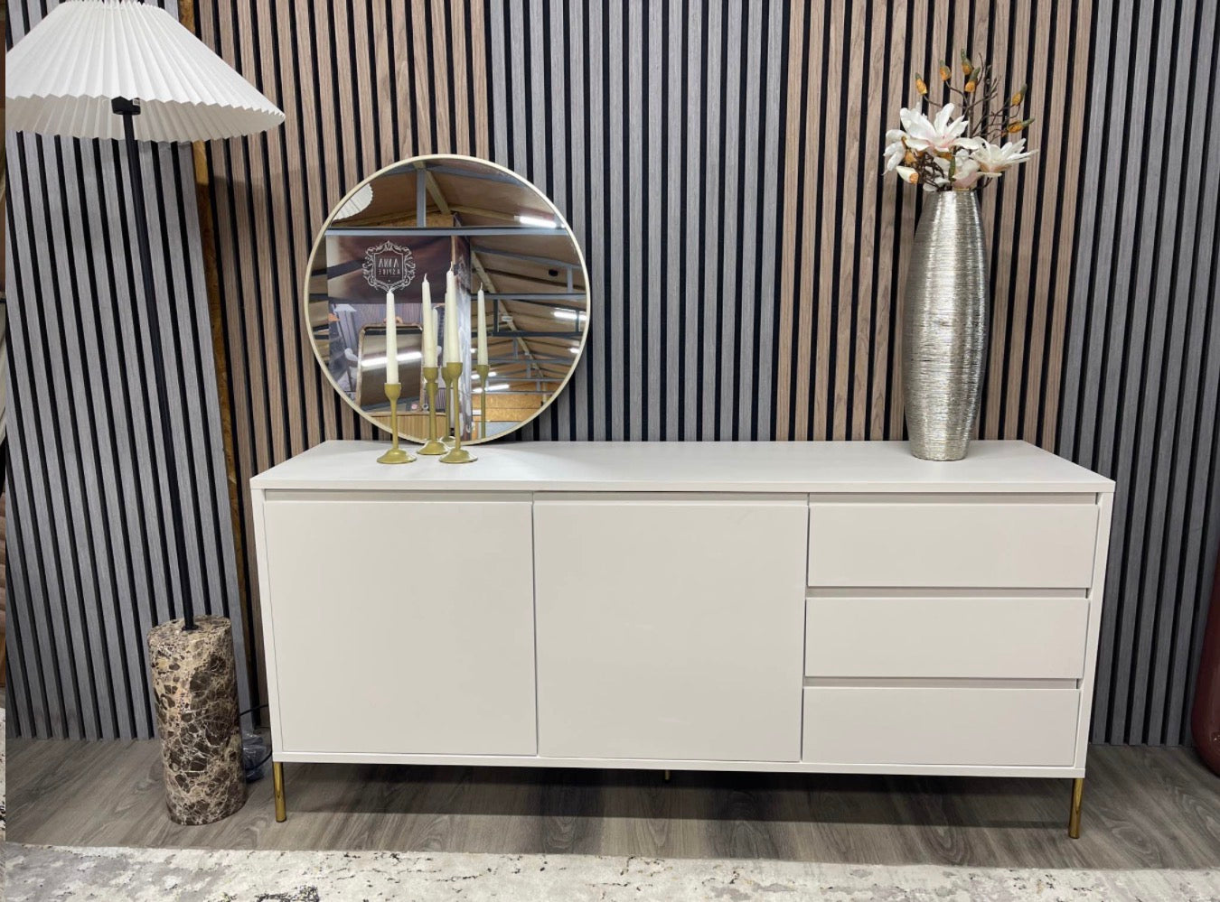 Large White Sideboard