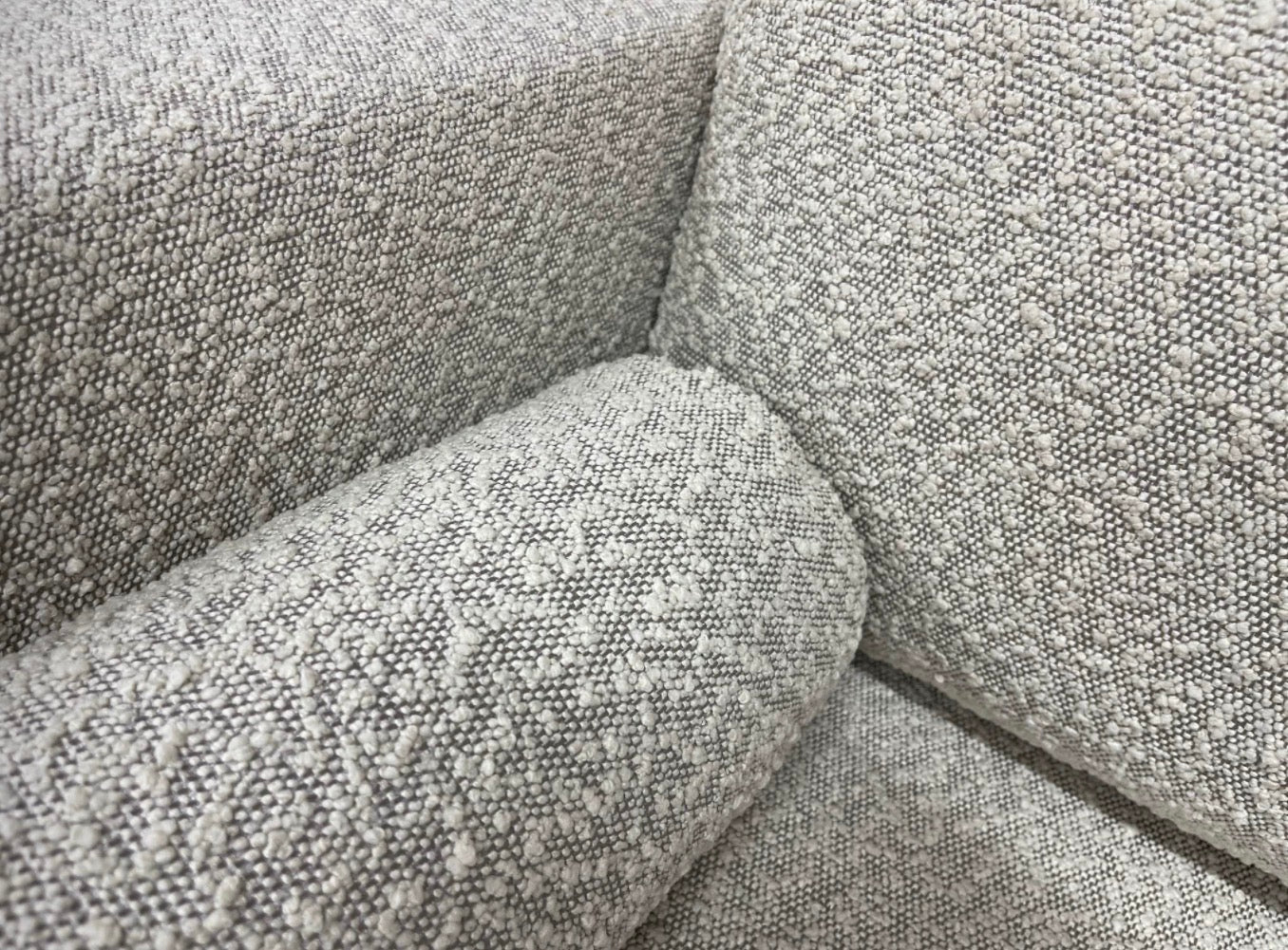 Speckled Stone Boucle 3 Seater Sofa
