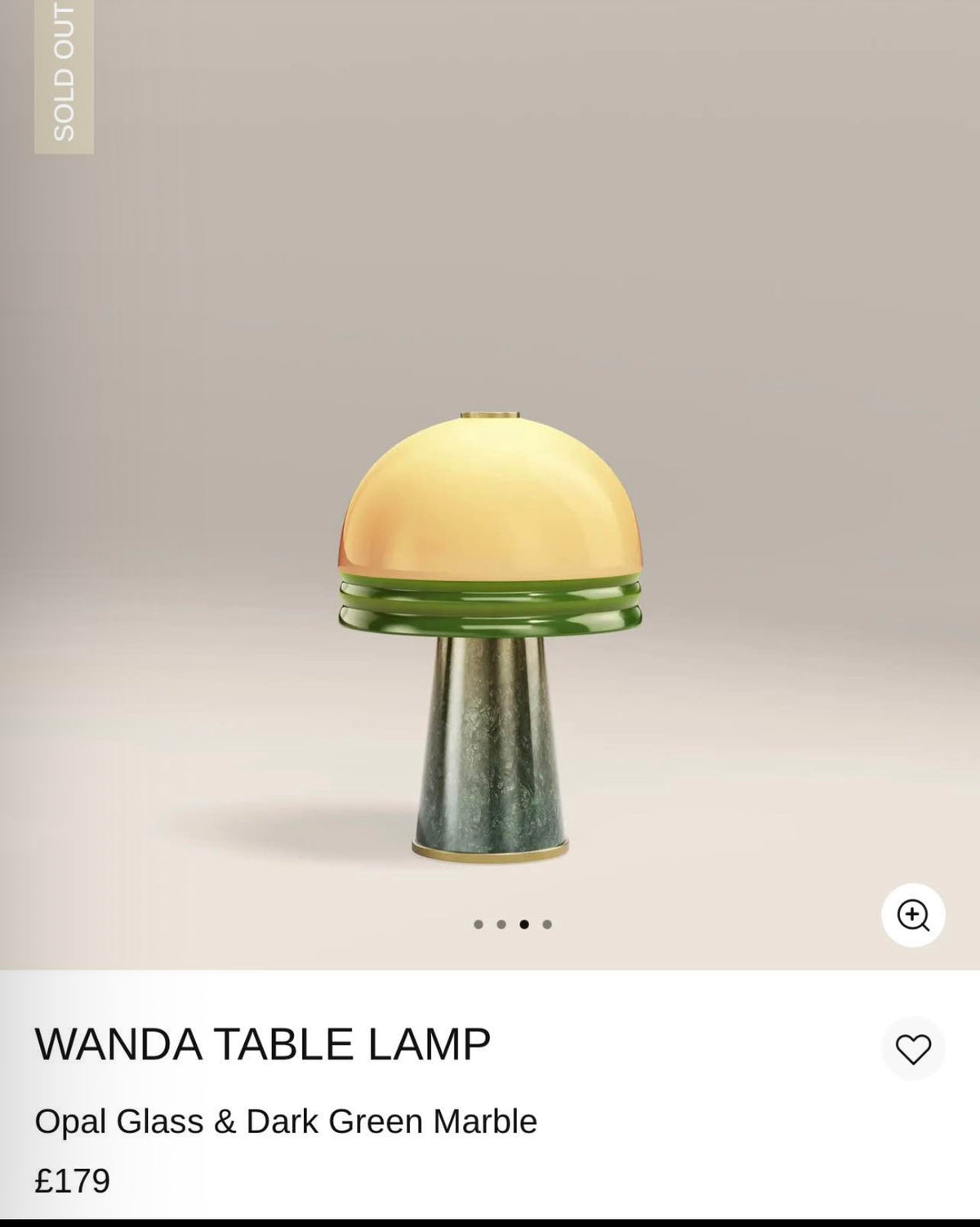 Wanda Marble Table Lamp
