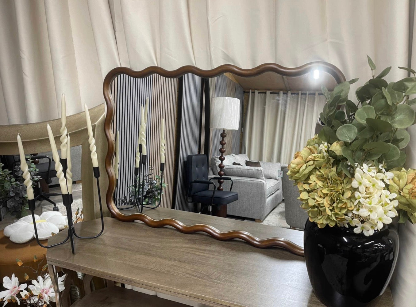 Wavy Wall Mirror