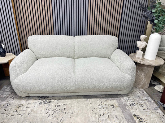 Cloud Speckled Stone Boucle 2 Seater Sofa