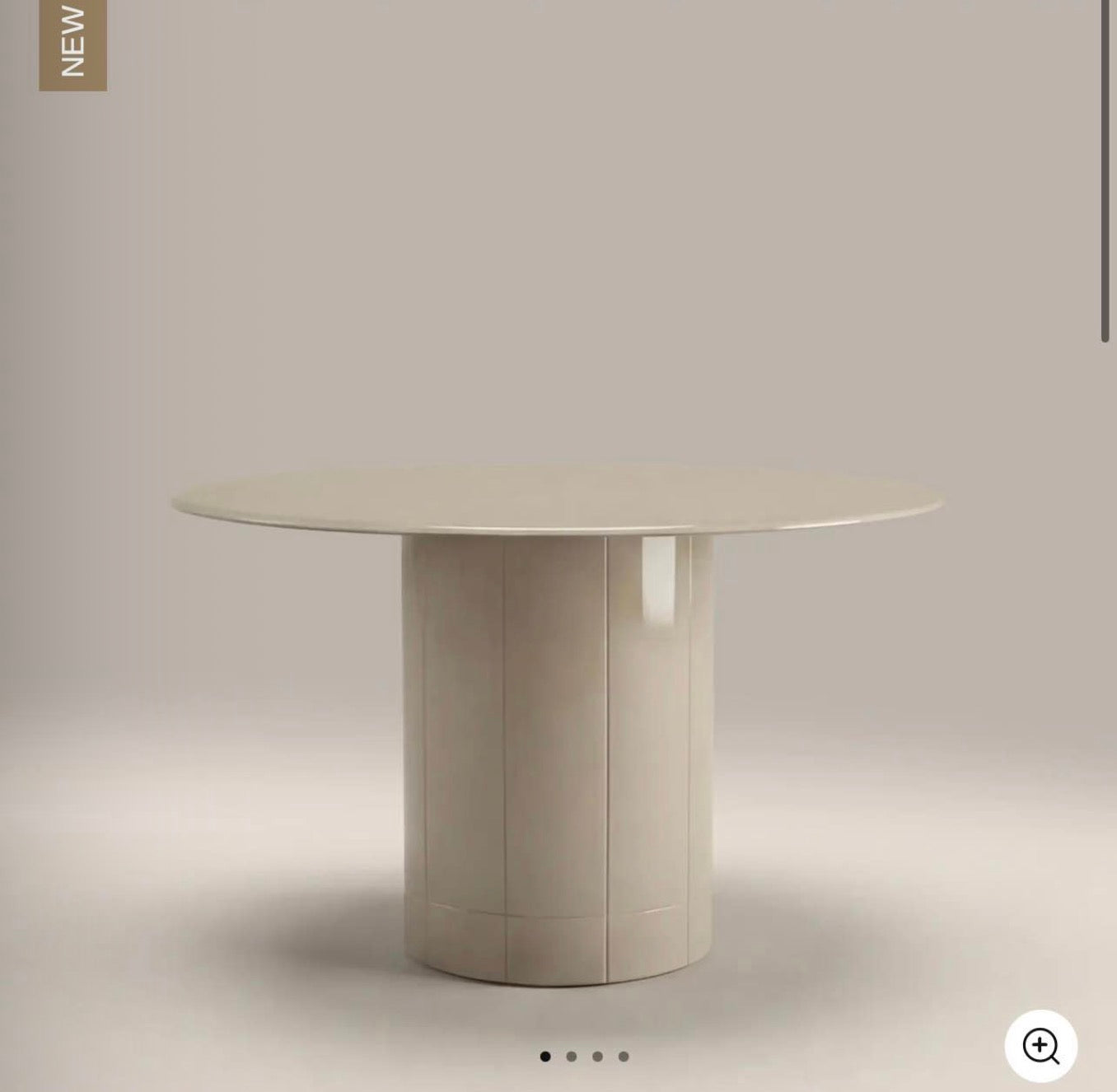 Glass Round Dining Table
