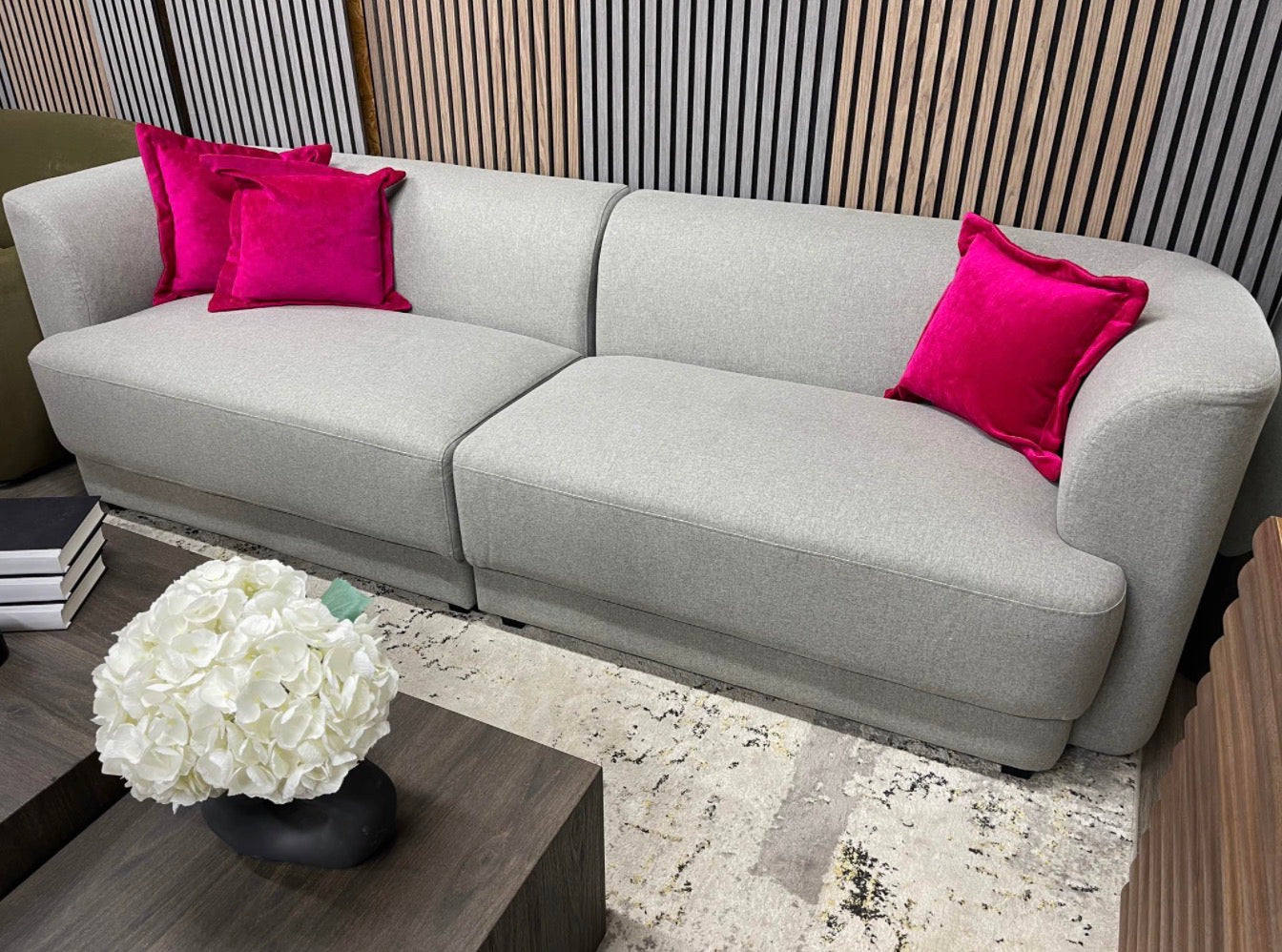 Harley Grey 3 Seater Sofa