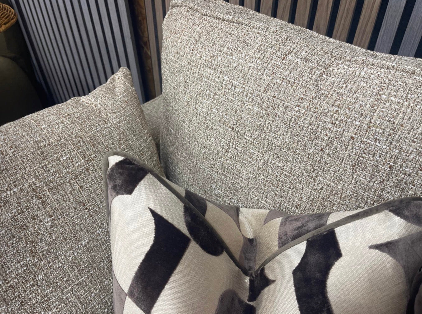 Speckled Stone Latte 2 Seater Sofa