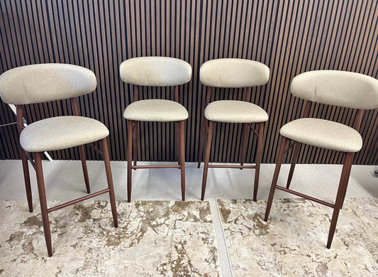 Halston Latte Barstools x4