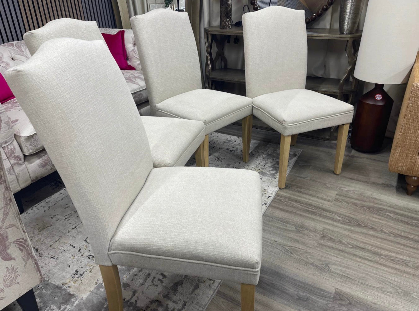 Next Malvern Wood Dining Chairs x4