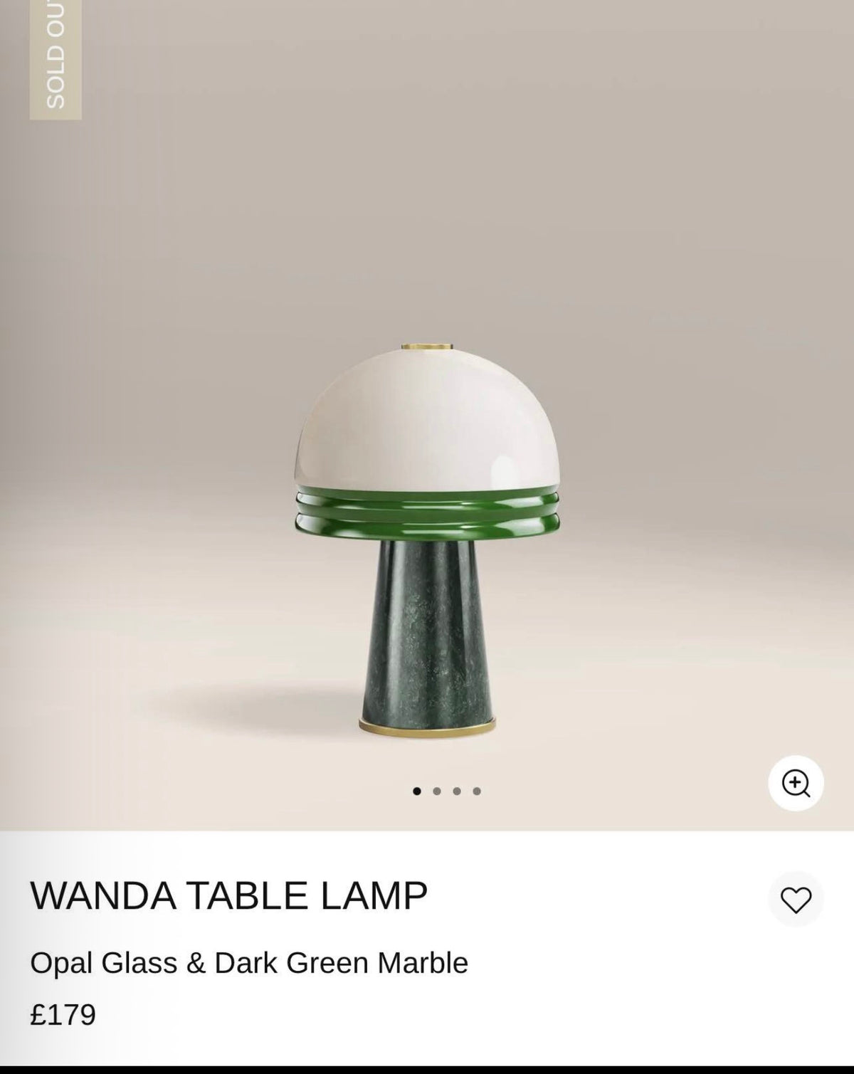 Wanda Marble Table Lamp