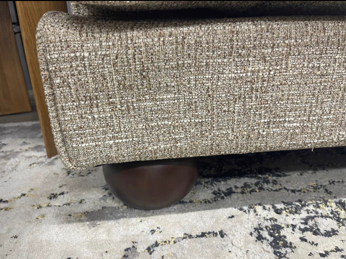 Speckled Stone Latte 2 Seater Sofa