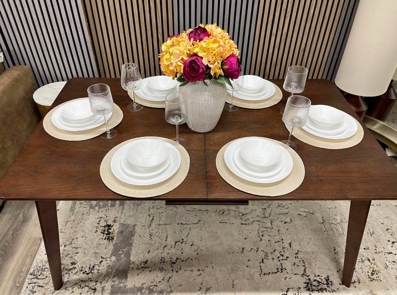 Cult Furniture Rectangular Extendable Dining Table