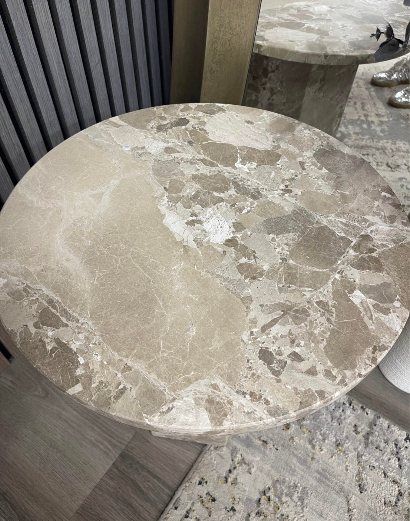 Round Marble Side Table