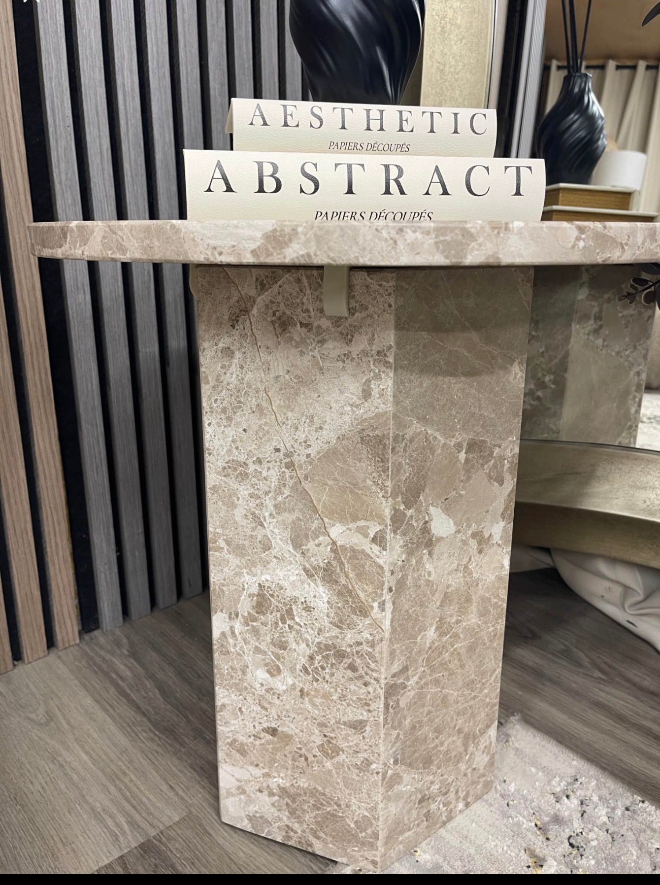 Round Marble Side Table
