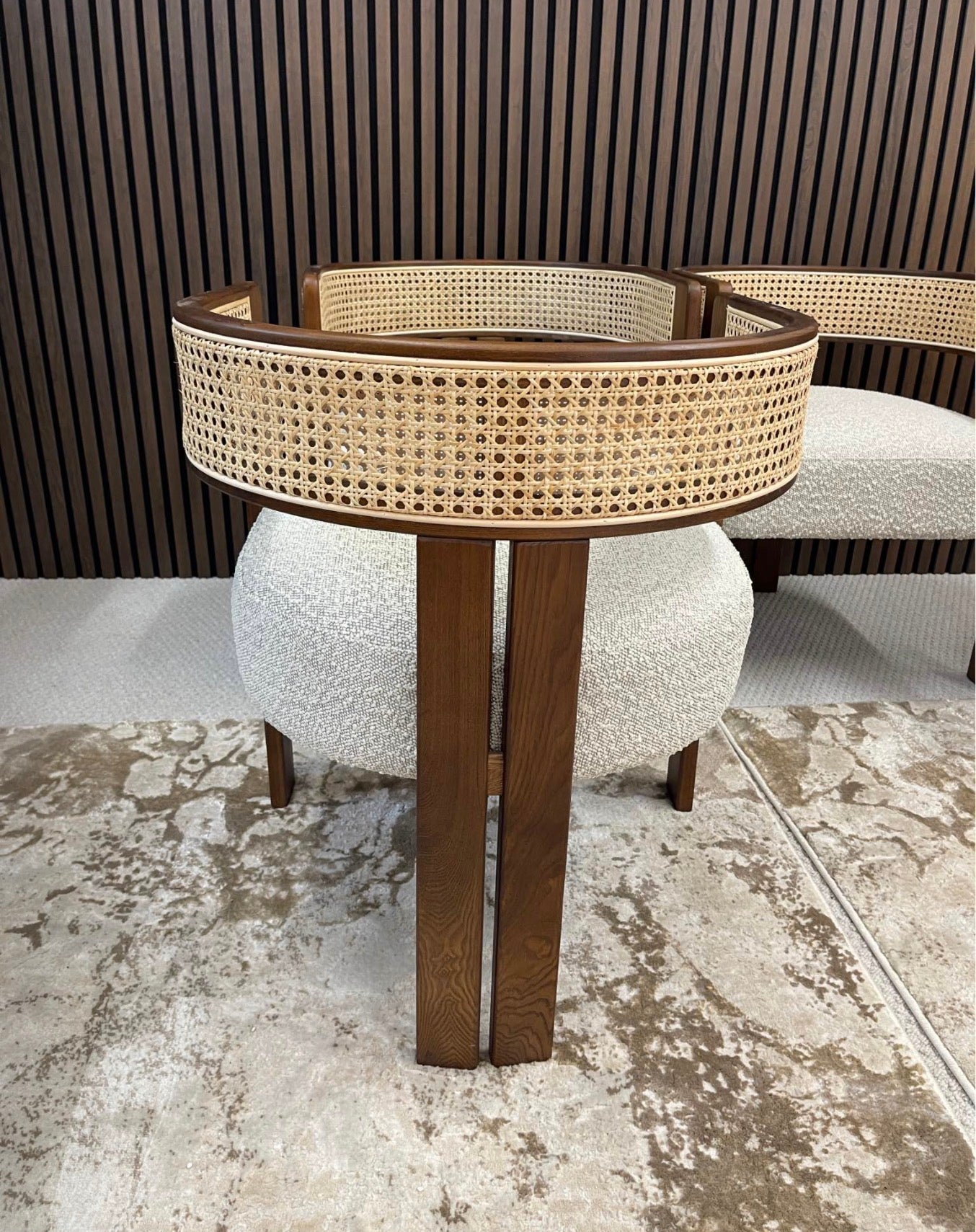 Wooden Carver Dining Chairs x4