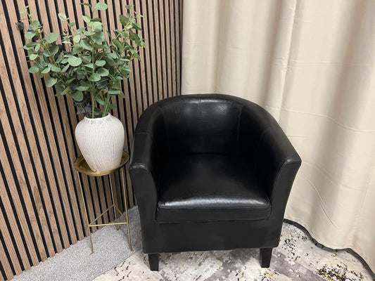 Black Tub Chair