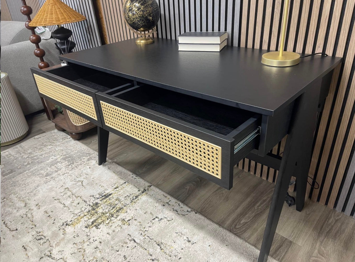 Black Wooden Desk/Dressing Table