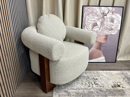 Boucle Accent Chair