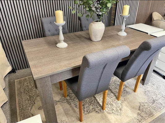 Dining table and 4 chairs