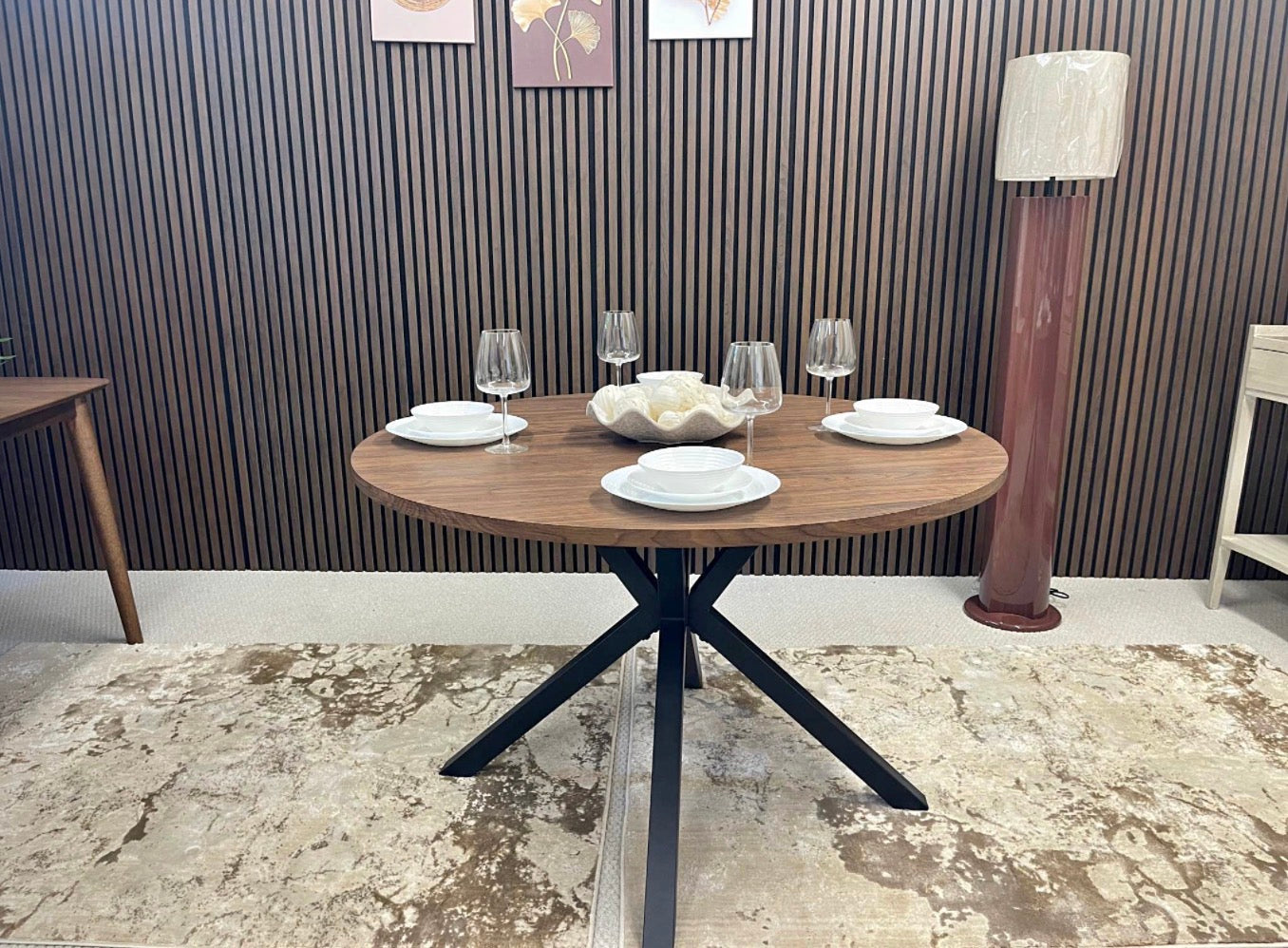 Round Wooden Dining Table