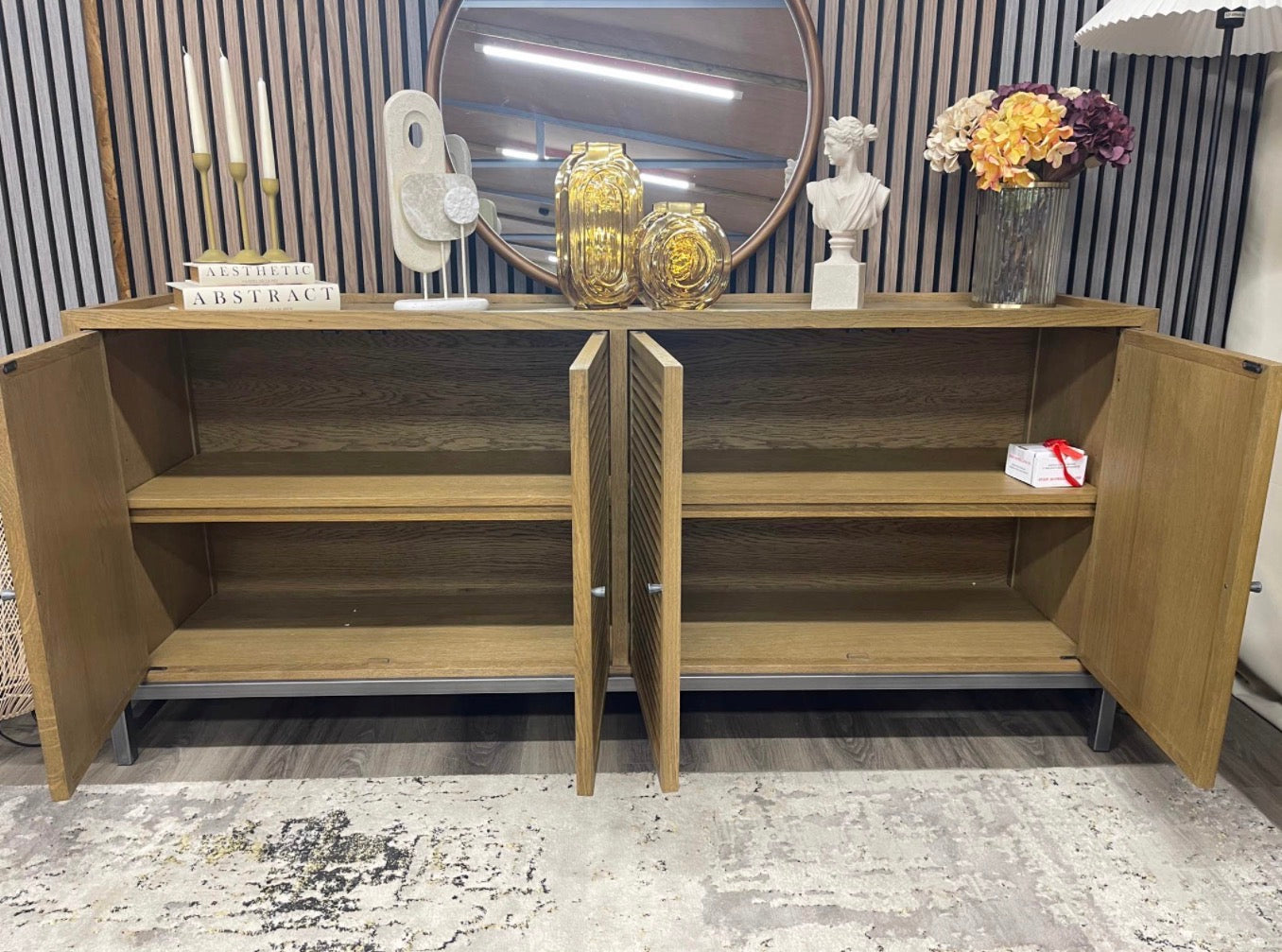 Natural Oak Large Sideboard