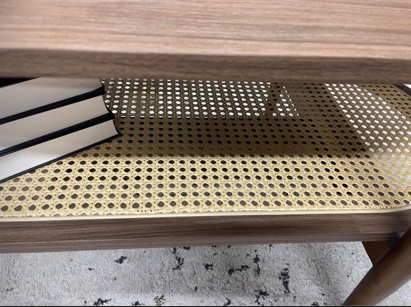 Oval Walnut Coffee Table