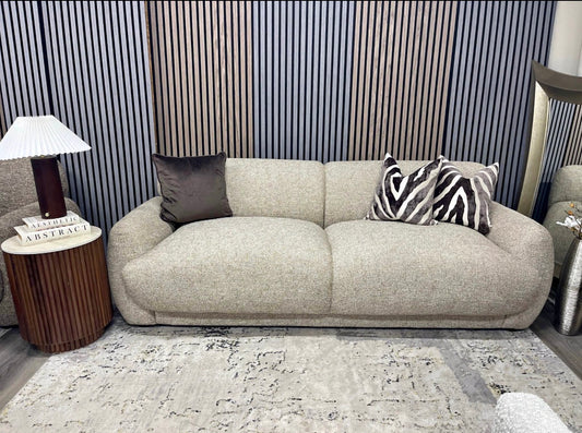 Cloud Latte Boucle 3 Seater Sofa